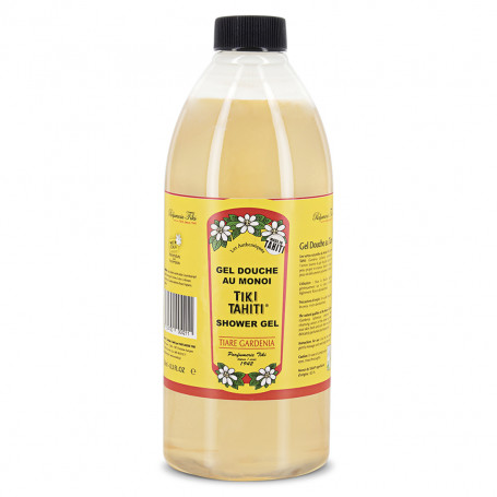 Gel de duche com Monoï Tiki Tahiti Tiaré 1l
