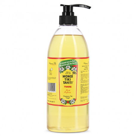 Monoï Tiki Tahiti Tiaré 1L Dosatore