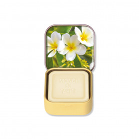 Savon au Monoï de Tahiti AO boite en fer 25g
