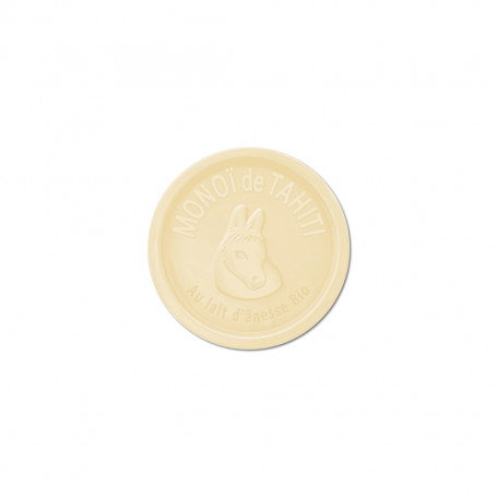 Savon invité au lait d'ânesse bio et Monoï de Tahiti 25g