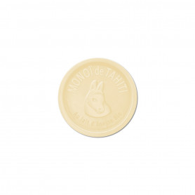 Savon invité au lait d'ânesse bio et Monoï de Tahiti 25g