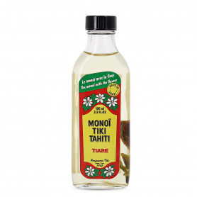 Monoï Tiki Tahiti Tiaré 100ml en verre