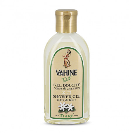 Vahiné Tahiti 2 in 1 Gel doccia Tiaré 125 ml