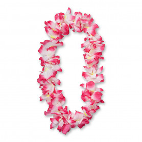 Collier de fleur rose