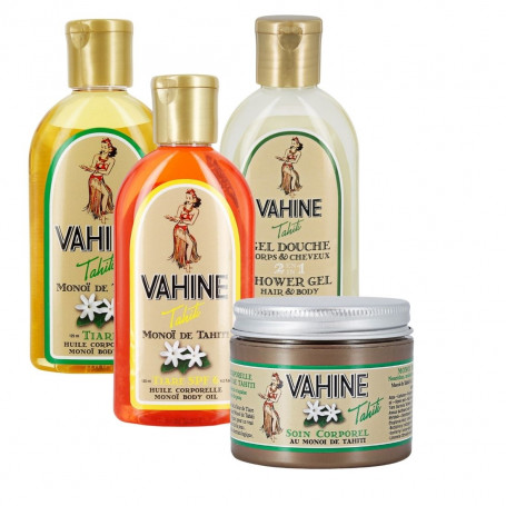 Pack Rituel hydratation intense au Monoi Vahiné