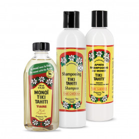 Routine capillaire au Monoï