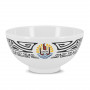 Melanin bowl Polynesian tattoo frieze and color flag