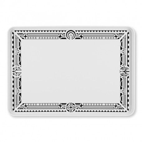 Melanine tray Polynesian tatoo 4 elements