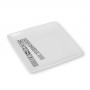 Assiette carré mélanine tatoo polynésien UNU 17 cm