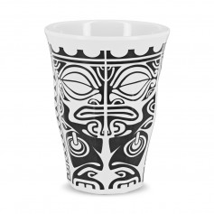 Verre mélamine tatoo polynésien frise tiki