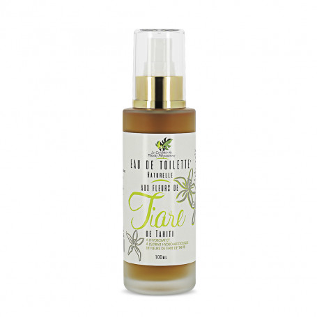 Eau de Toilette naturelle aux fleurs de Tiaré 100ml