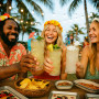 Verre tiki Plastique solide 40 cl