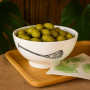Set of 4 melamine bowls Polynesian tatoo Paddle