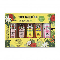 Coffret Cadeau Monoi Bain Tiki Tahiti 5 x 30 ml