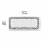 Lot 4 Melamin-Kaffeeteller Tatoo Polynesien 4 Elemente 27.5 x 12 cm