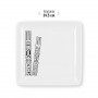 Set di stoviglie quadrate in melamina con tatoo polinesiano