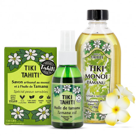 Pack Coffret Tamanu Tiki tahiti