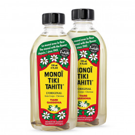 Pack Lot de 2 Monoï Tiki Tahiti Tiaré 120ml