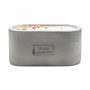 Vela oval Miss Monoï em frasco Vela Monoï fragrância