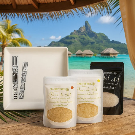 Pack degustación de sal de Tahití