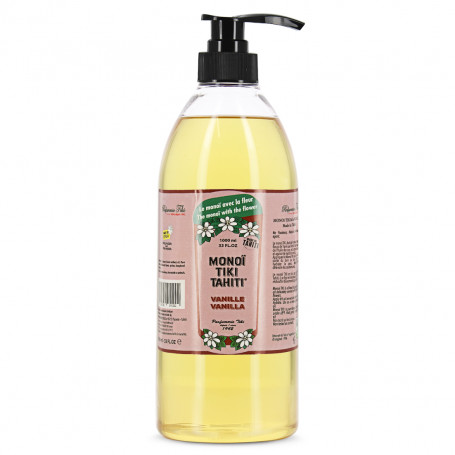 Monoï Tiki Tahiti Vanilla 1L Pump