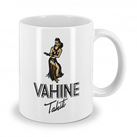 Tasse Tahiti Weiß Hochglanz