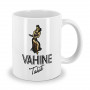 Caneca Vahine branca brilhante Tahiti