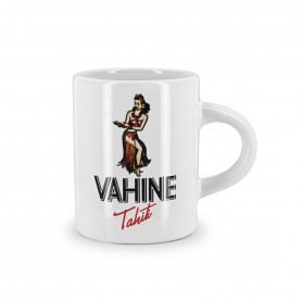 Chávena de café Vahiné Tahiti Branco