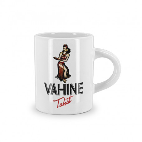 Kaffeetasse Vahiné Tahiti Weiß