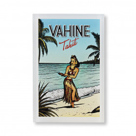 Ímanes Plexi Vahiné Tahiti