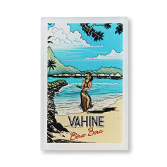 Imán Plexi Vahiné Bora Bora