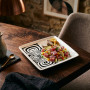 Mana Polynesian tatoo square melamine plate 24.5 cm