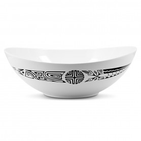 Saladeira de melamina tatoo polinésia YB