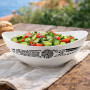 Polynesian tatoo melamine salad bowl YB