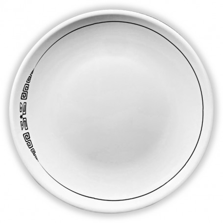 Prato redondo de melamina Polynesian tatoo CP 25 cm