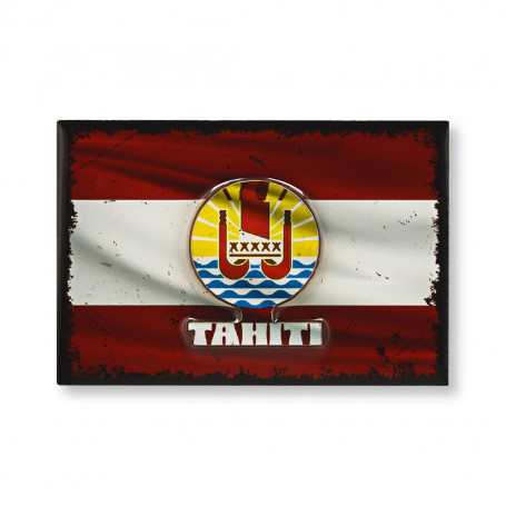 Magnet rectangle Tahiti
