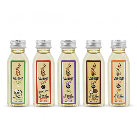 Confezione Monoi Tropical Mix Vahiné de Tahiti x5 30ml