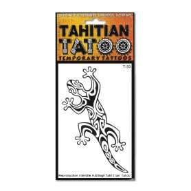 Tatouage polynésien éphémère Lezard Tahitian Tatou