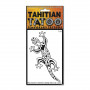 Temporäres polynesisches Tattoo Lezard Tahitian Tatou