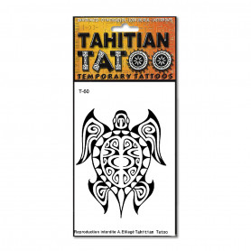 Tatouage polynésien éphémère Manta Tahitian Tatou