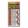 Tatouage polynésien éphémère Manta Tahitian Tatou