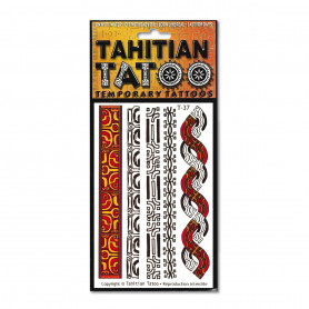 Tatouage polynésien éphémère Manta Tahitian Tatou
