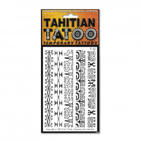 Tatouage polynésien éphémère Bracelet Tahitian Tatou