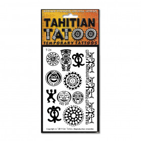 Tatouage polynésien éphémère Patutiki Tahitian Tatou