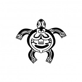 Tatouage polynésien éphémère Manta Tahitian Tatou