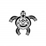 Mini Tatuaje Polinesio Temporal Tortuga