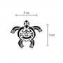 Tatouage polynésien éphémère Manta Tahitian Tatou