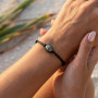 Pulseira Mana com pérolas verdadeiras do Taiti