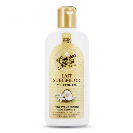Leite sublime dourado Comptoir des Monoï Tiaré 200ml