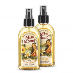 Monoï de Tahiti Miss Monoï Vanille 125 ml Lot de 2